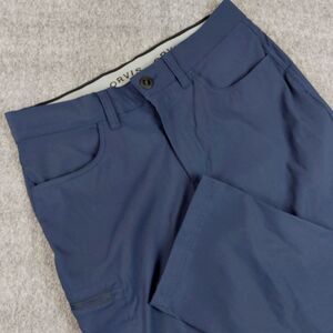 ORVIS Outdoor Pants Men 32x32(33x31.5) Tech Asphalt Gray Water Repellent Stretch